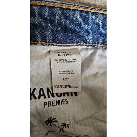 KanCan Jeans Chantel Premier High Rise Ankle Straight Leg Sz 7 retail $100.95 - Picture 7 of 11